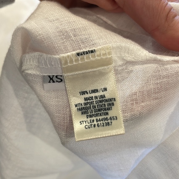 Bella Dahl linen ruffle top - Picture 4 of 4